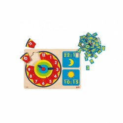 Fa oktató óra GOKI Készségfejlesztő játék Goki