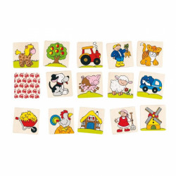 Háziállatos memória GOKI Memória játékok Goki