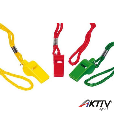 Műanyag síp zsinórral GOKI