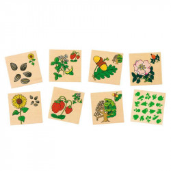 Növény memória GOKI Memória játékok Goki