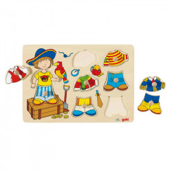 Öltöztető fiú - GOKI Készségfejlesztő játék Goki