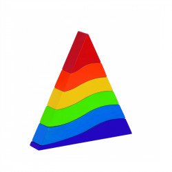 Piramis montesszori GOKI Szórakoztató játékok Goki