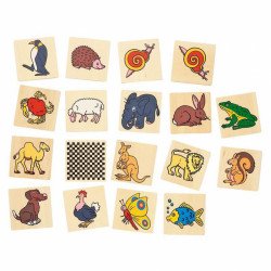 Vadállat memória I. - GOKI Memória játékok Goki