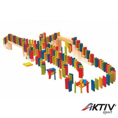 Dominó pálya építő WOODY