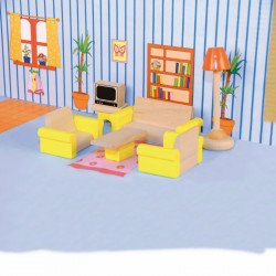 Fa bababútor - nappali WOODY Játék Woody