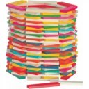 Fa építőkocka készlet WOODY