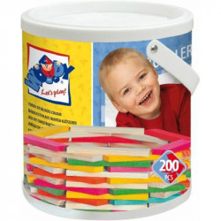 Fa építőkocka készlet WOODY Játék Woody