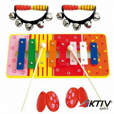 Fa hangszerkészlet WOODY