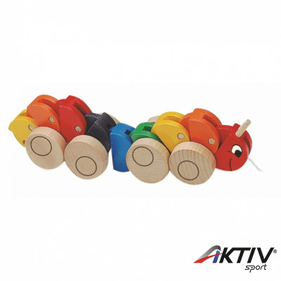 Húzogatós hernyócska WOODY