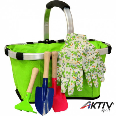 Kerti szerszámok kosárban WOODY