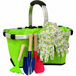 Kerti szerszámok kosárban WOODY Barkács játékok Woody