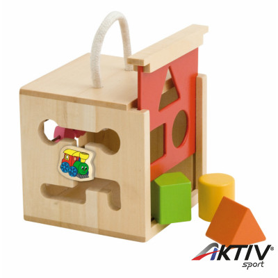 Logikai formakocka WOODY