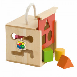 Logikai formakocka WOODY Készségfejlesztő játékok Woody