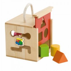 Logikai formakocka WOODY Készségfejlesztő játékok Woody