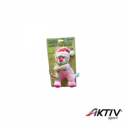 Bébi maci csörgővel UNIKATOY