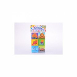 Bébi szivacskocka szett - UNIKATOY Textil bébi játékok Unikatoy