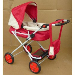 Babakocsi Bambi II - piros-bézs Játék Bambi