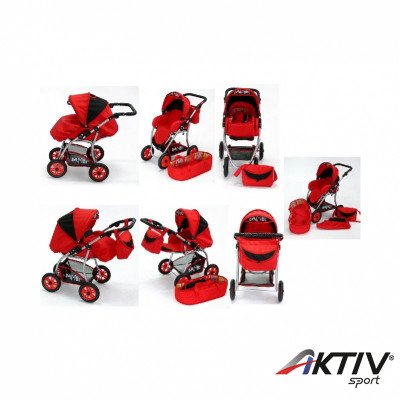 Babakocsi Bambi IV. - piros