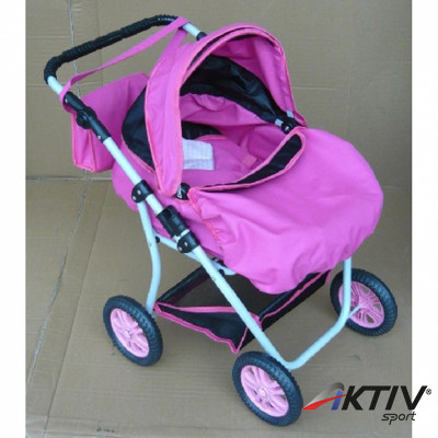 Iker babakocsi Bambi Twin rózsaszín