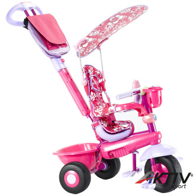 Tricikli SMART BABY DELUXE 3in1 (pink)