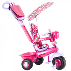 Tricikli SMART BABY DELUXE 3in1 (pink) Játék Bambi