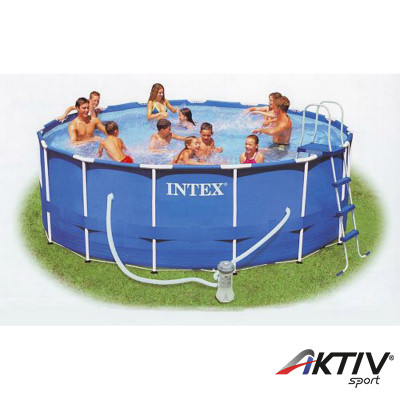 Vízforgatós medence, fémvázas 457x107 cm