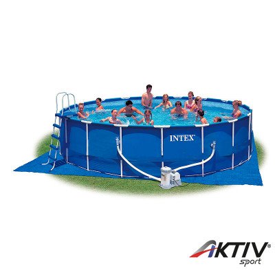 Vízforgatós medence, fémvázas 549x122 cm