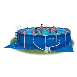 Vízforgatós medence, fémvázas 549x122 cm Medence Intex