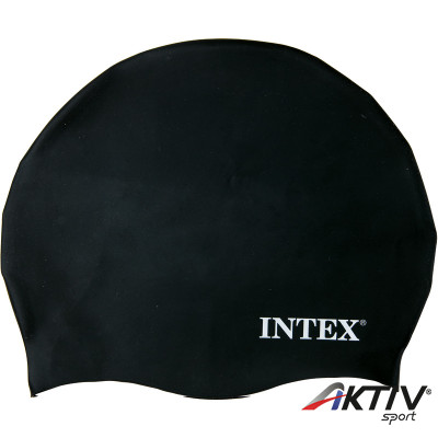 Szilikonos úszósapka Intex fekete