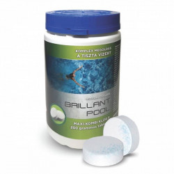 Maxi-kombi klórtabletta 1 kg Medence vegyszer Brillant Pool