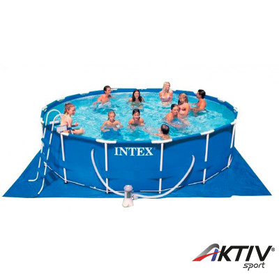 Vízforgatós medence, fémvázas 457x84 cm