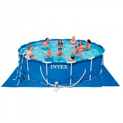 Vízforgatós medence, fémvázas 457x84 cm Medence Intex