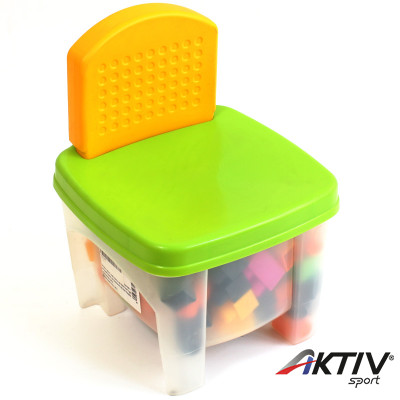 78 darabos építőkocka vödörrel