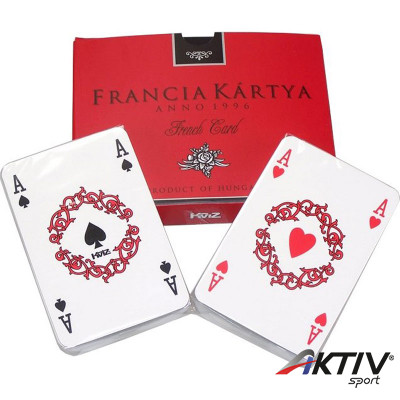Francia kártya dobozos 2x55 lapos