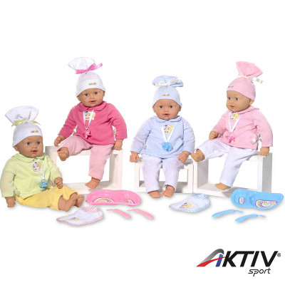 Funkciós baba 43 cm, kiegészítőkkel