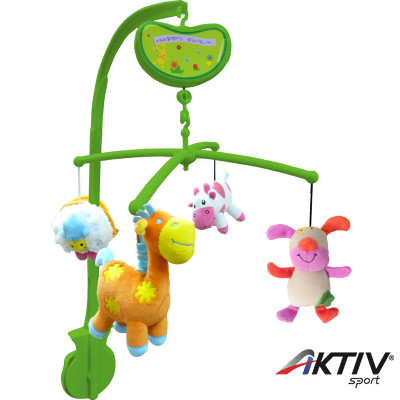 Kiságyra szerelhető zenélő forgó