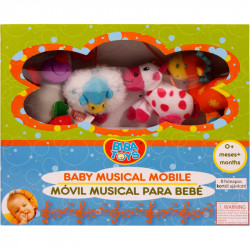 Kiságyra szerelhető zenélő forgó