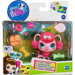 Little Pet Shop Figura mozgó testrészekkel kutyás Játék