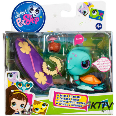 Little Pet Shop Figura mozgó testrészekkel teknősös