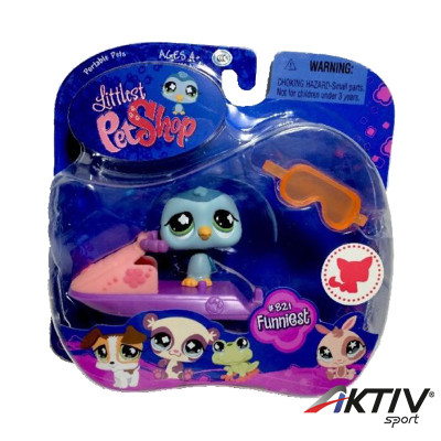 Little Pet Shop Kiskedvenc kiegészítőkkel II kismadár jet skivel