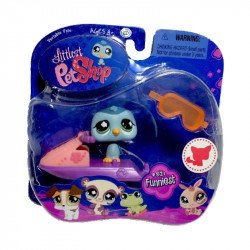 Little Pet Shop Kiskedvenc kiegészítőkkel II kismadár jet skivel Játék