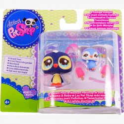 Little Pet Shop Mami és bébi kiskedvenc pingvin Játék