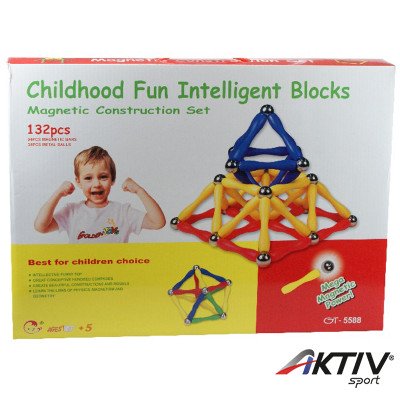 Magnetic építő 132 db