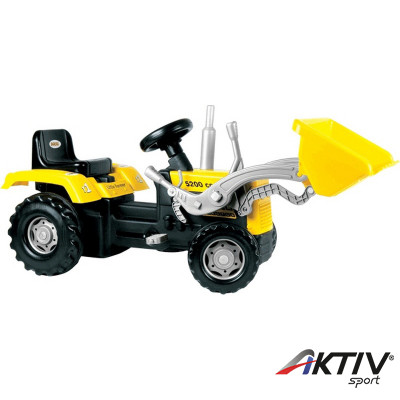 Pedálos traktor markolóval Dolu