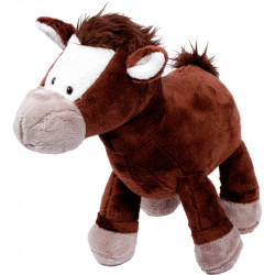 Álló barna ló 30 cm Plüss 20-40cm