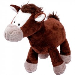 Álló barna ló 30 cm Plüss 20-40cm