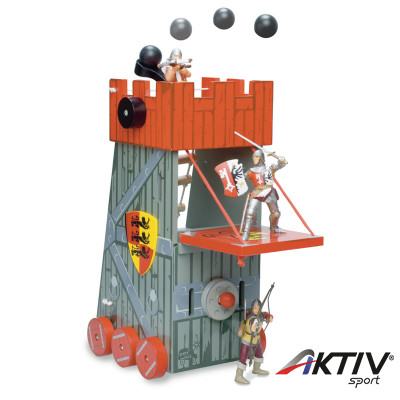 Fa ostromtorony katapulttal