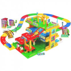 Garázs 3szintes játszóterülettel Autópályák, parkolóházak