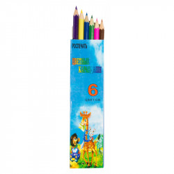 Színesceruza 6 db-os Színező