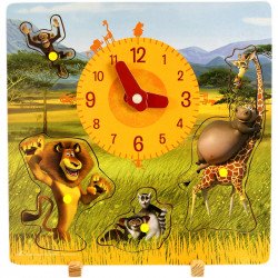 Madagaszkár 2 játékóra kivehető figurákkal Játék